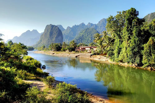 laos nam song river
